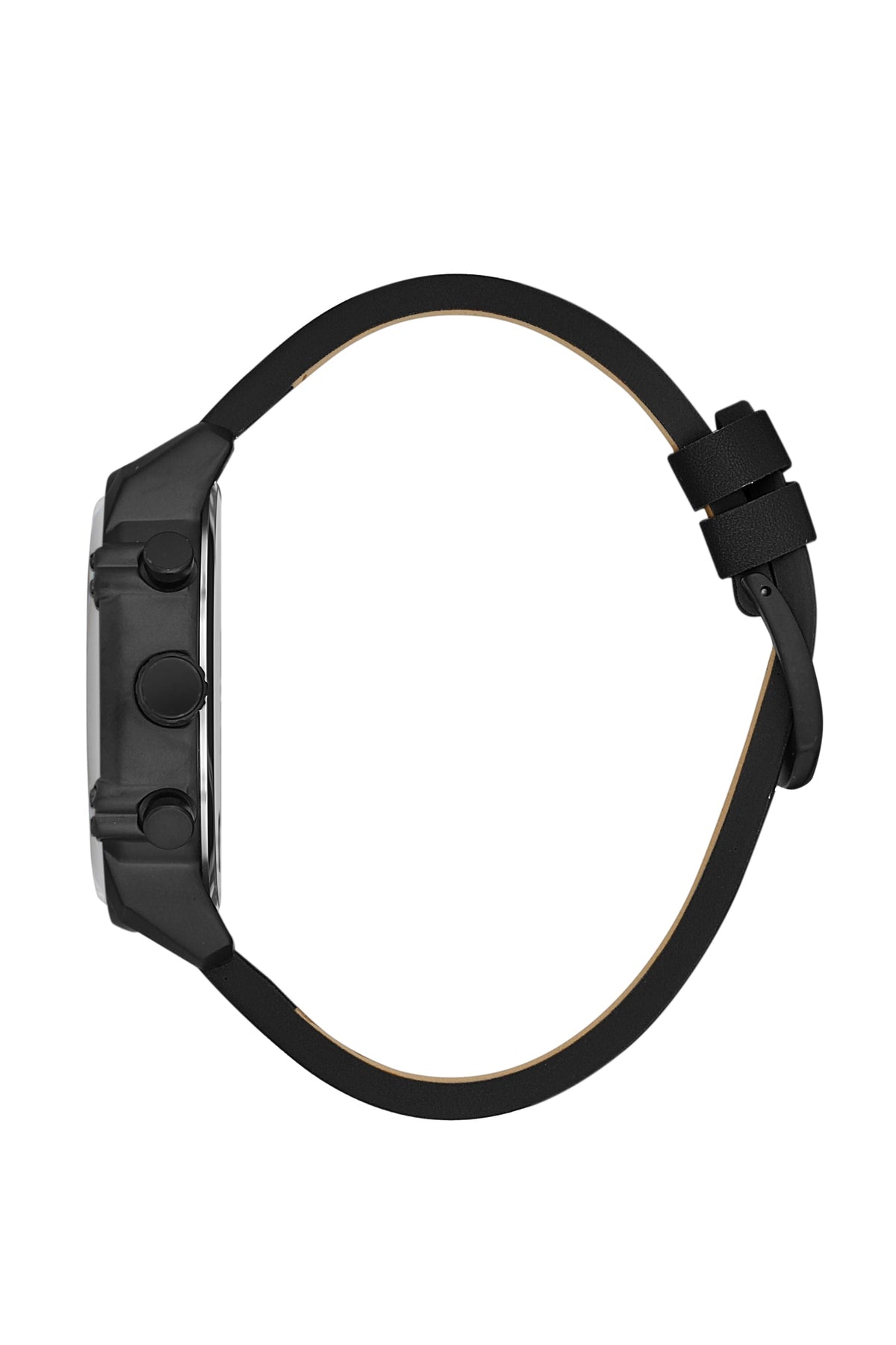 Lee Cooper Navy Blue Dial Black Leather Strap Watch – LC06506.692-NL