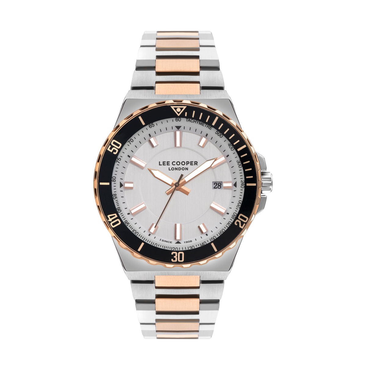 Lee Cooper Executive Chronograph Date Window Two Tone Watch – LC07622.530