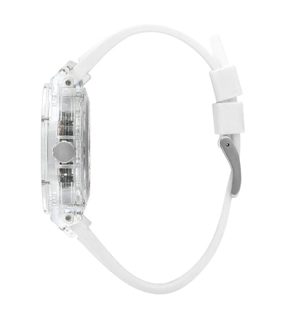 Lee Cooper Multifunction Silver Dial White Silicone Watch – LC07975.333