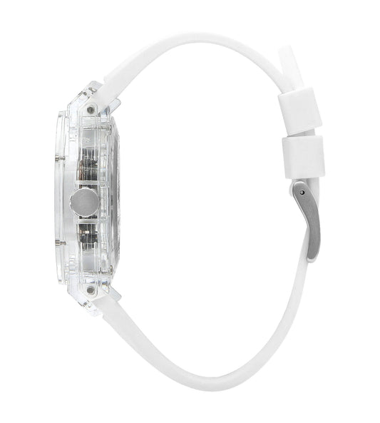 Lee Cooper Multifunction Silver Dial White Silicone Watch – LC07975.333