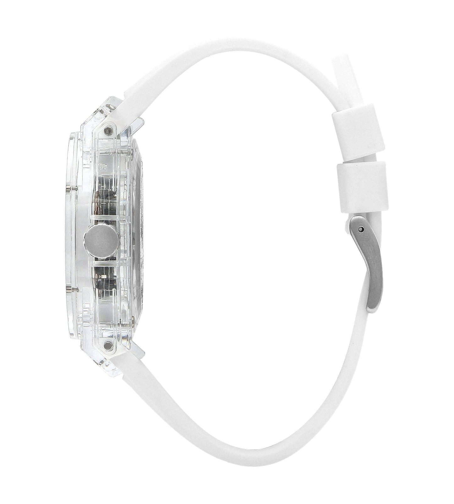 Lee Cooper Multifunction Silver Dial White Silicone Watch – LC07975.333