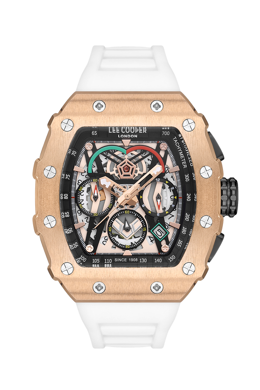 Lee Cooper Multi-Function Analog Rose Gold Dial Watch – LC07810.452