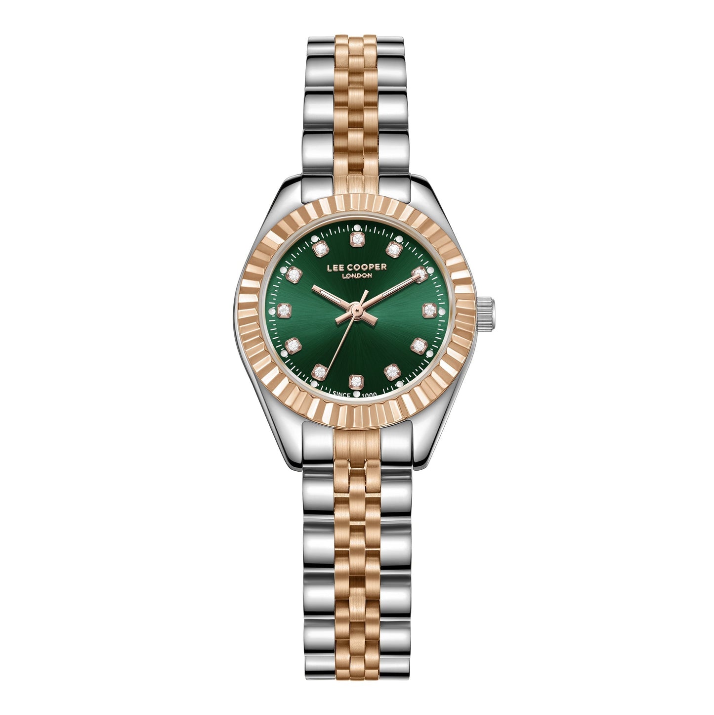 Lee Cooper 28MM Dual Tone Analog Metal Strap Watch – LC07956.570