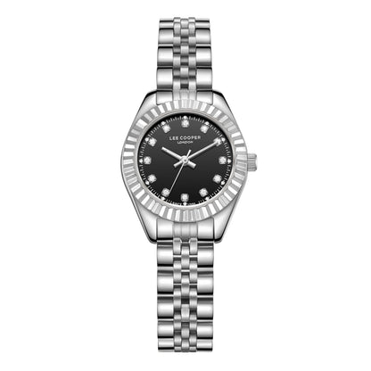 Lee Cooper 28MM Silver Analog Metal Strap Watch – LC07956.350