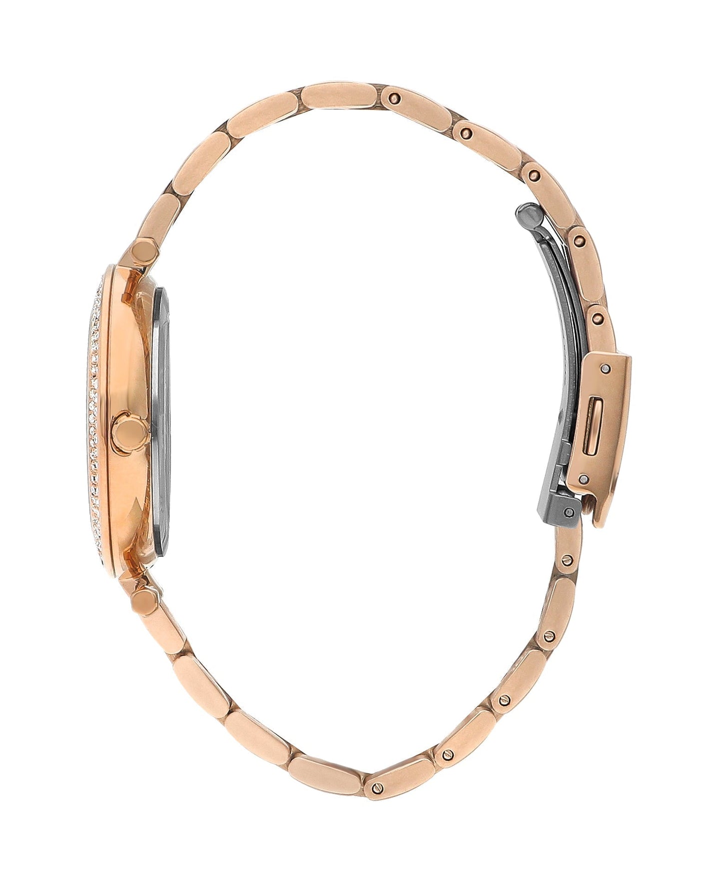 Lee Cooper 34MM Rose Gold Analog Brown Dial Watch – LC07864.440