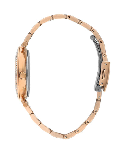Lee Cooper 34MM Rose Gold Analog Brown Dial Watch – LC07864.440