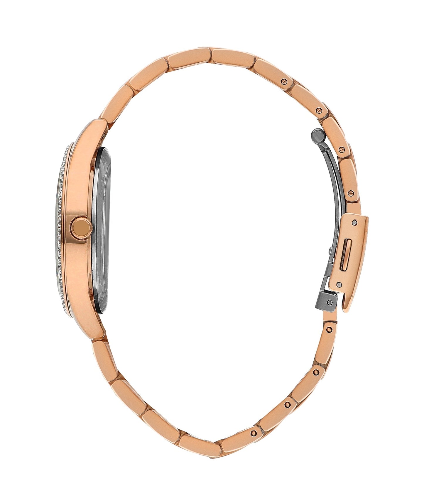 Lee Cooper 34MM Rose Gold Analog Metal Strap Watch – LC07928.430