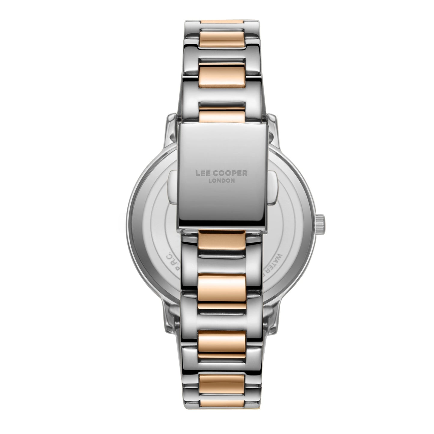 Lee Cooper 35MM Silver & Rose Gold Analog Stainless Steel Watch