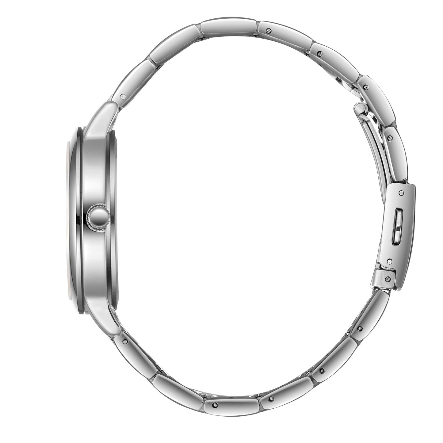 Lee Cooper 35MM Silver & Rose Gold Analog Stainless Steel Watch