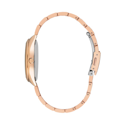 Lee Cooper StyleWork Multifunction White MOP Dial Rose Gold Watch – LC07456.420