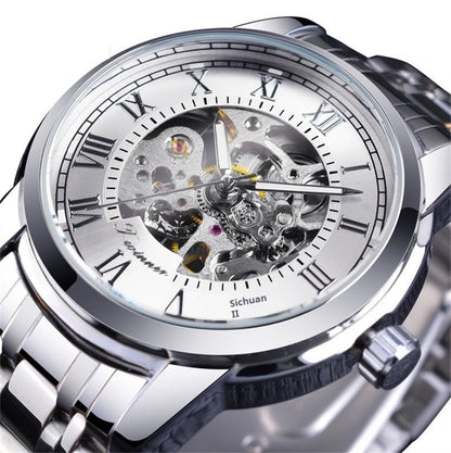 Manual Winding Mechanical Watch – Men’s Casual Fashion Style - SMARTMARTNZ