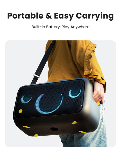 Ikarao Break X1 Karaoke Machine System With 13.3″ Touch Screen Wireless Mic