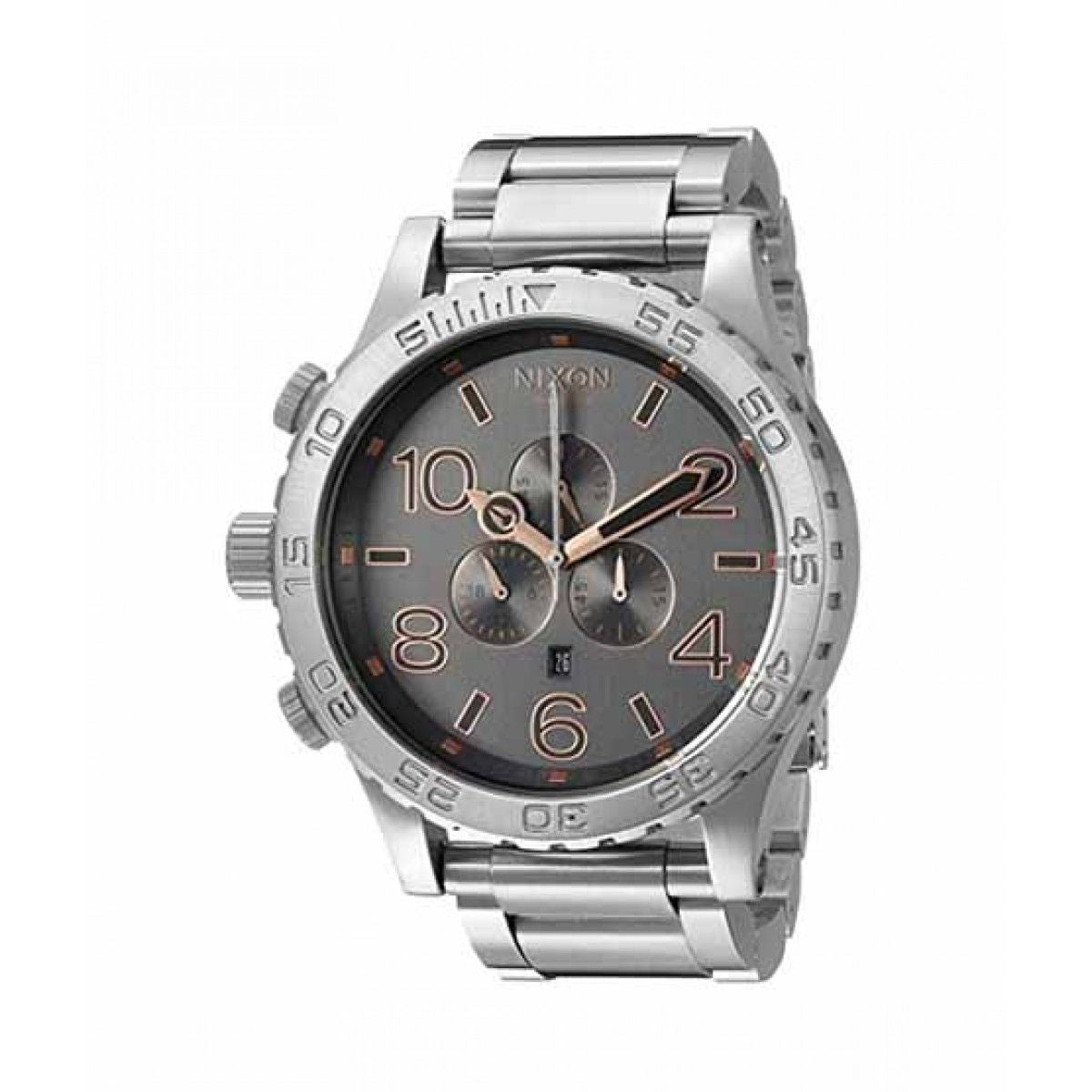 Nixon 51-30 Grey Rose Gold Tone Dial Men's Watch A083-2064