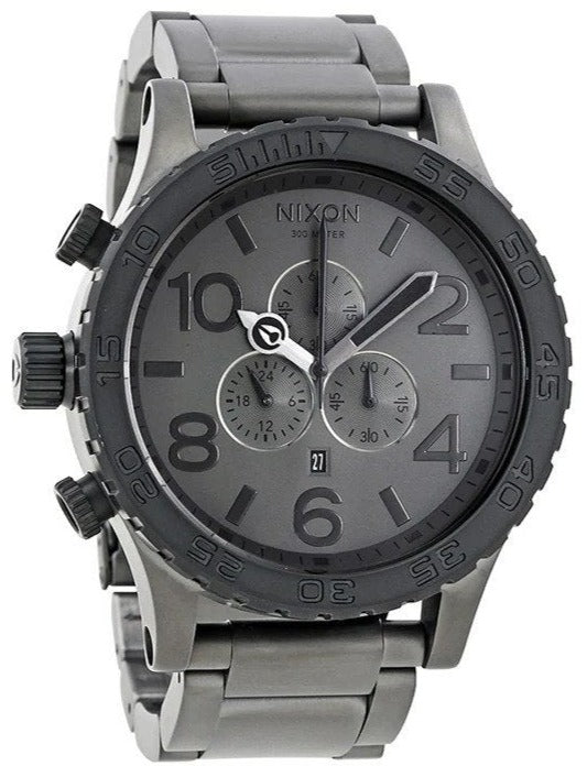 Nixon 51-30 Chronograph Gunmetal Dial Men's Watch A083-1062
