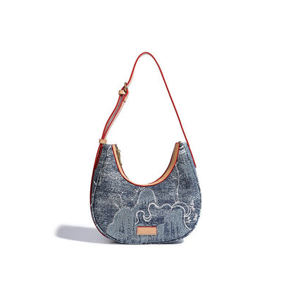 Oriental Embroidery Handbag – Ethnic - Inspired Women’s Shoulder Bag - SMARTMARTNZ