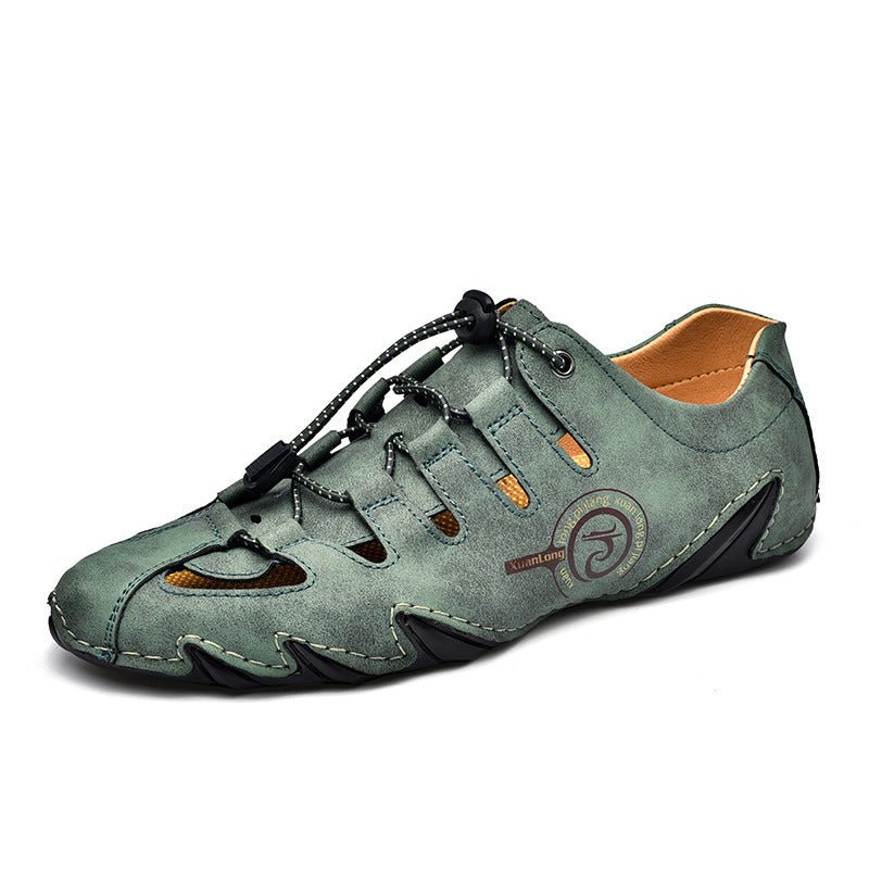 Plus Size Men’s Hollow Beach Sandals – Casual Comfort - SMARTMARTNZ