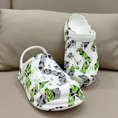 Plus Size Men’s Summer Slippers – Outdoor Thick Sole, Non - Slip EVA Beach Sandals & Garden Clogs (Up to Size 49 - SMARTMARTNZ