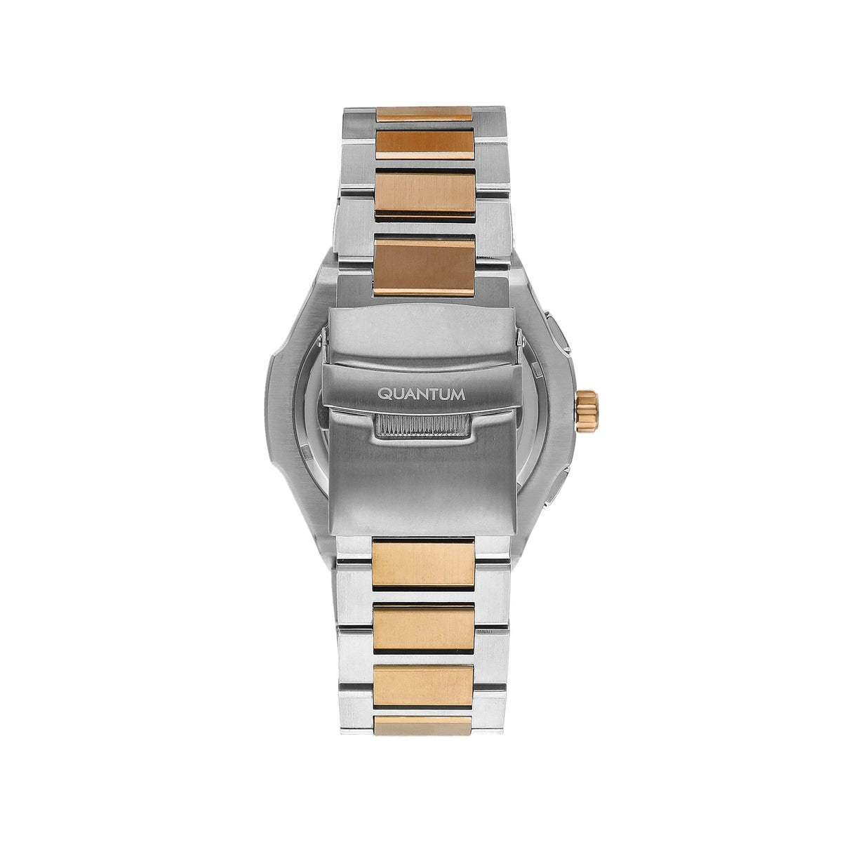 Quantum Adrenaline Patterned Multi-Function Blue Dial Two-Tone Watch ADG1032.590