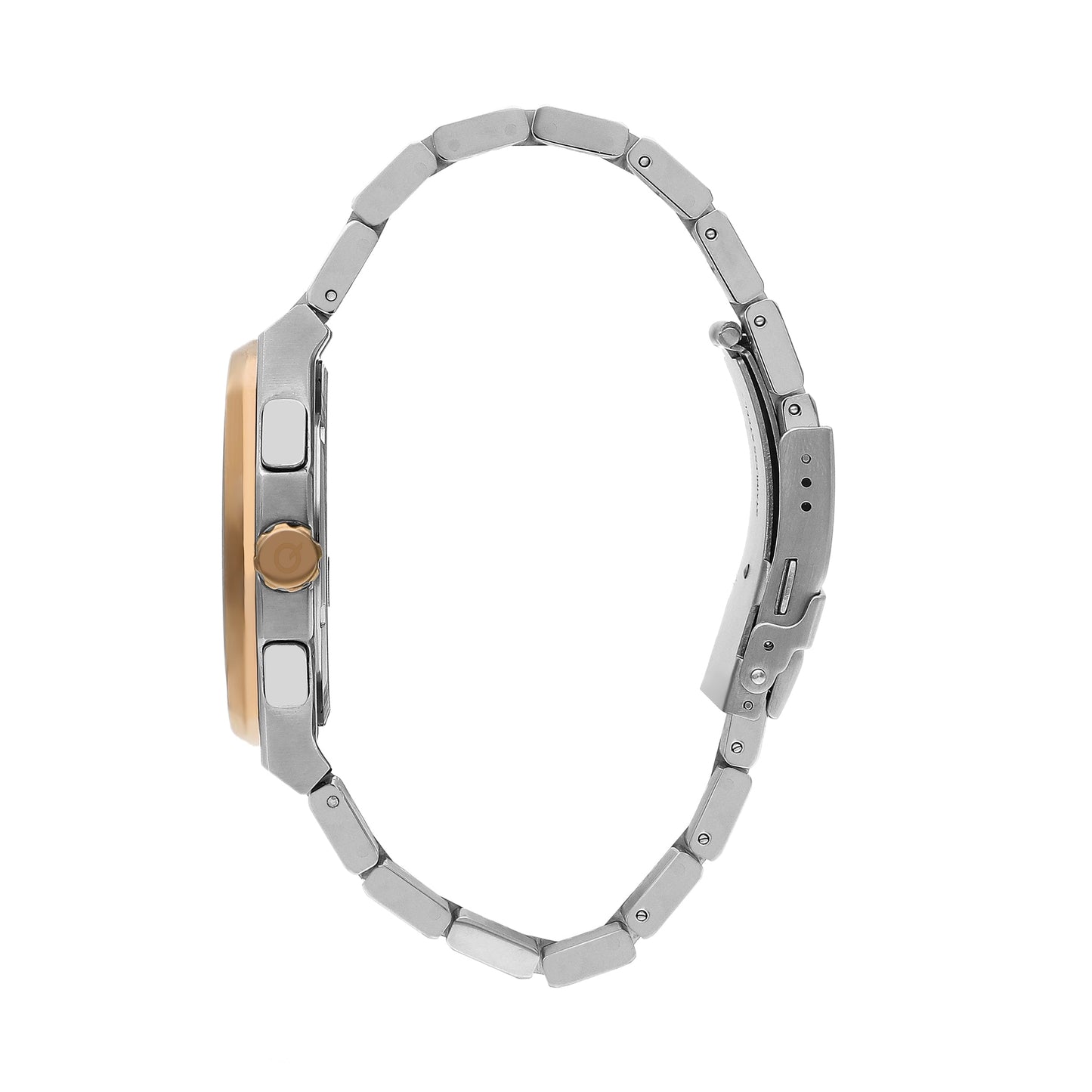 Quantum Adrenaline Patterned Multi-Function Blue Dial Two-Tone Watch ADG1032.590