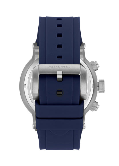 Quantum Hunter Dark Blue Chronograph Date Watch HNG1051.399