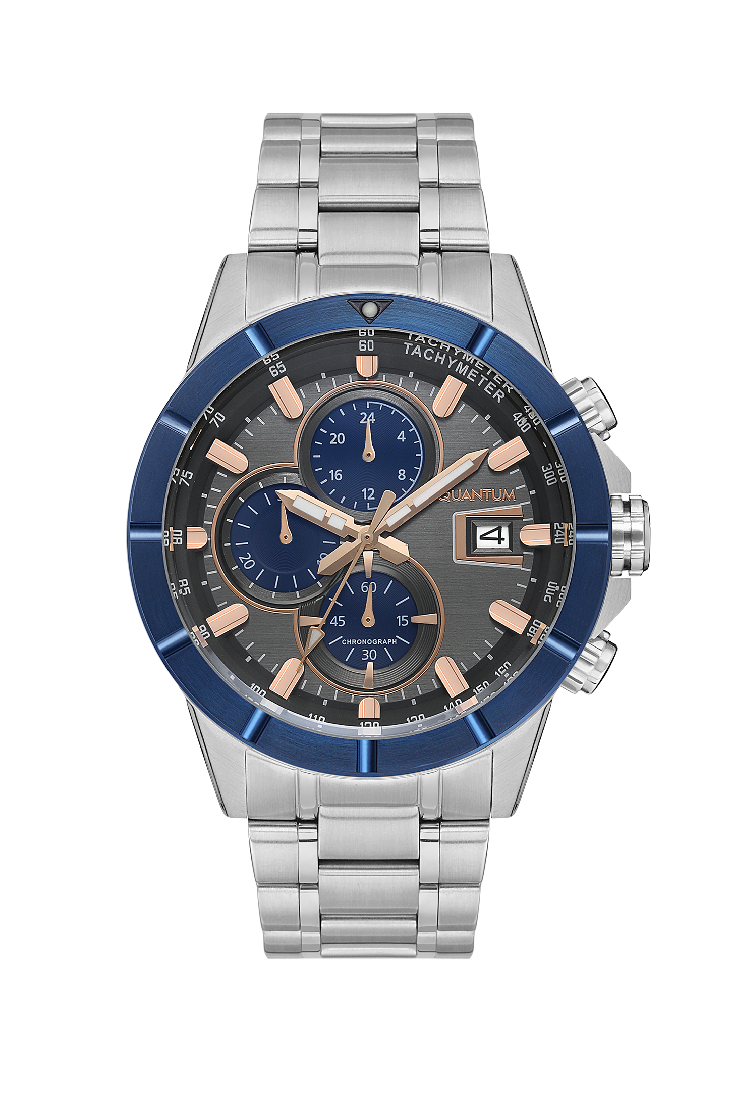 Quantum Grey Dial Chronograph Watch – HNG1067.360