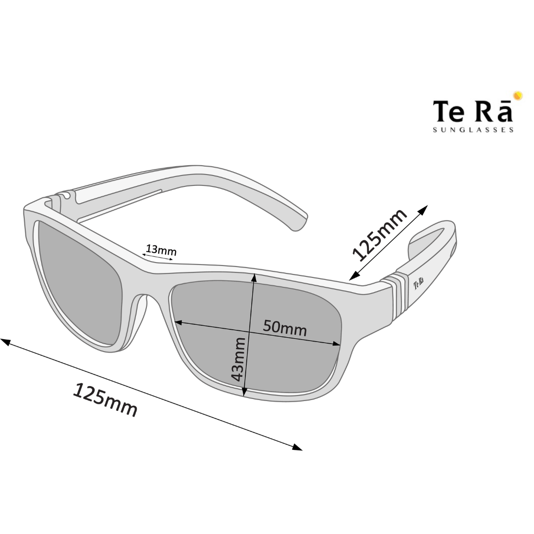 Rangi Midnight Black+Yellow — Kids Sunglasses NZ Ages 6–12
