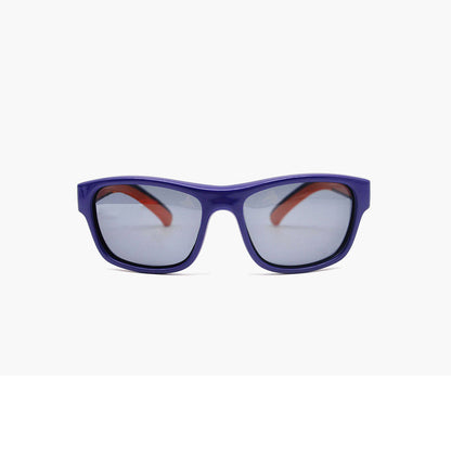 Rangi Ink Blue+Orange — Kids Sunglasses NZ Ages 6–12