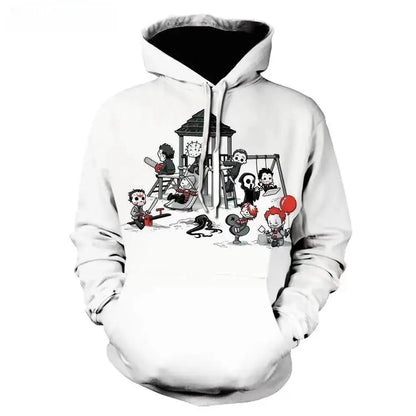 Unisex Horror Movie Hoodie – Michael Myers Pullover Sweatshirt 2023 - SMARTMARTNZ