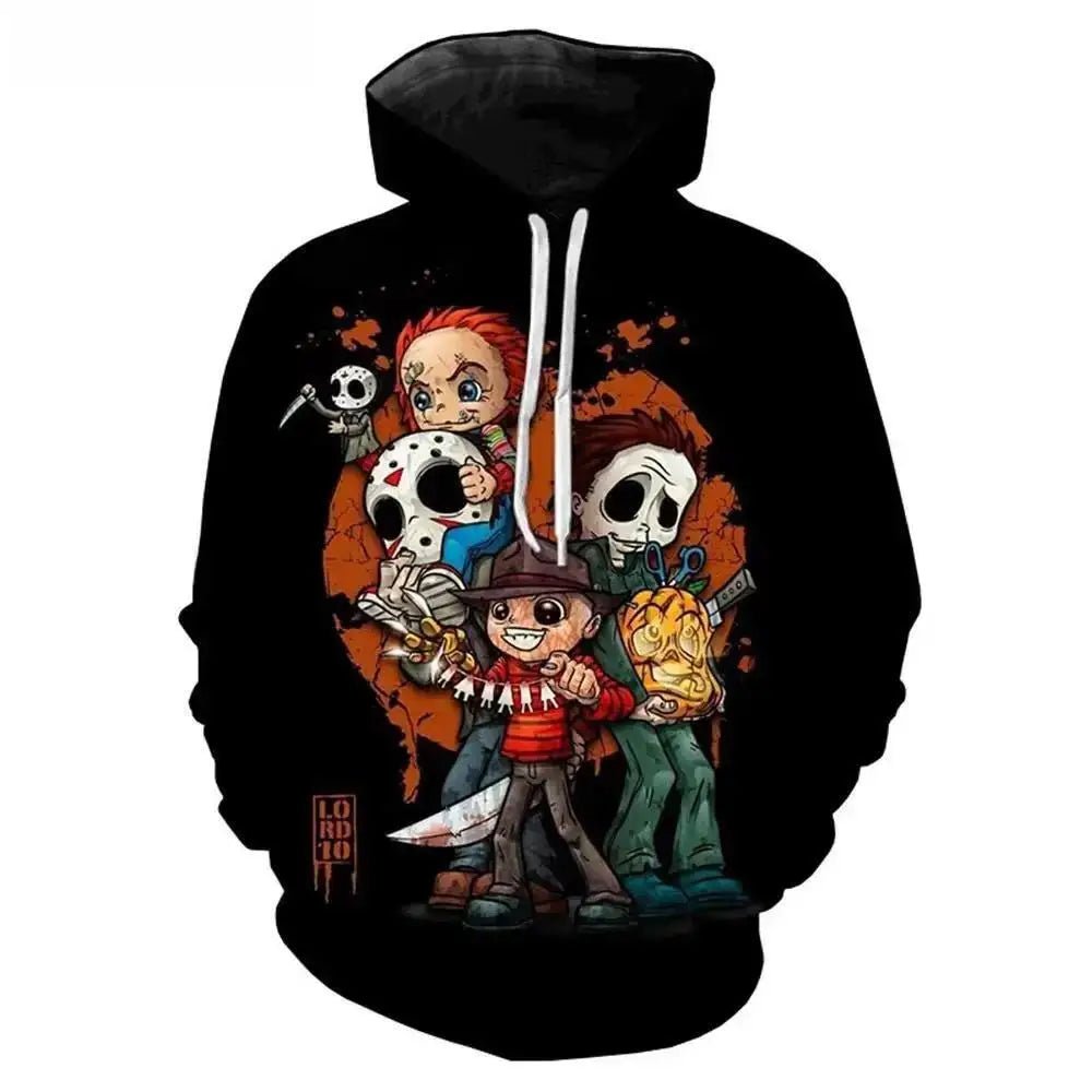 Unisex Horror Movie Hoodie – Michael Myers Pullover Sweatshirt 2023 - SMARTMARTNZ