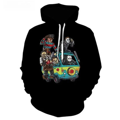 Unisex Horror Movie Hoodie – Michael Myers Pullover Sweatshirt 2023 - SMARTMARTNZ