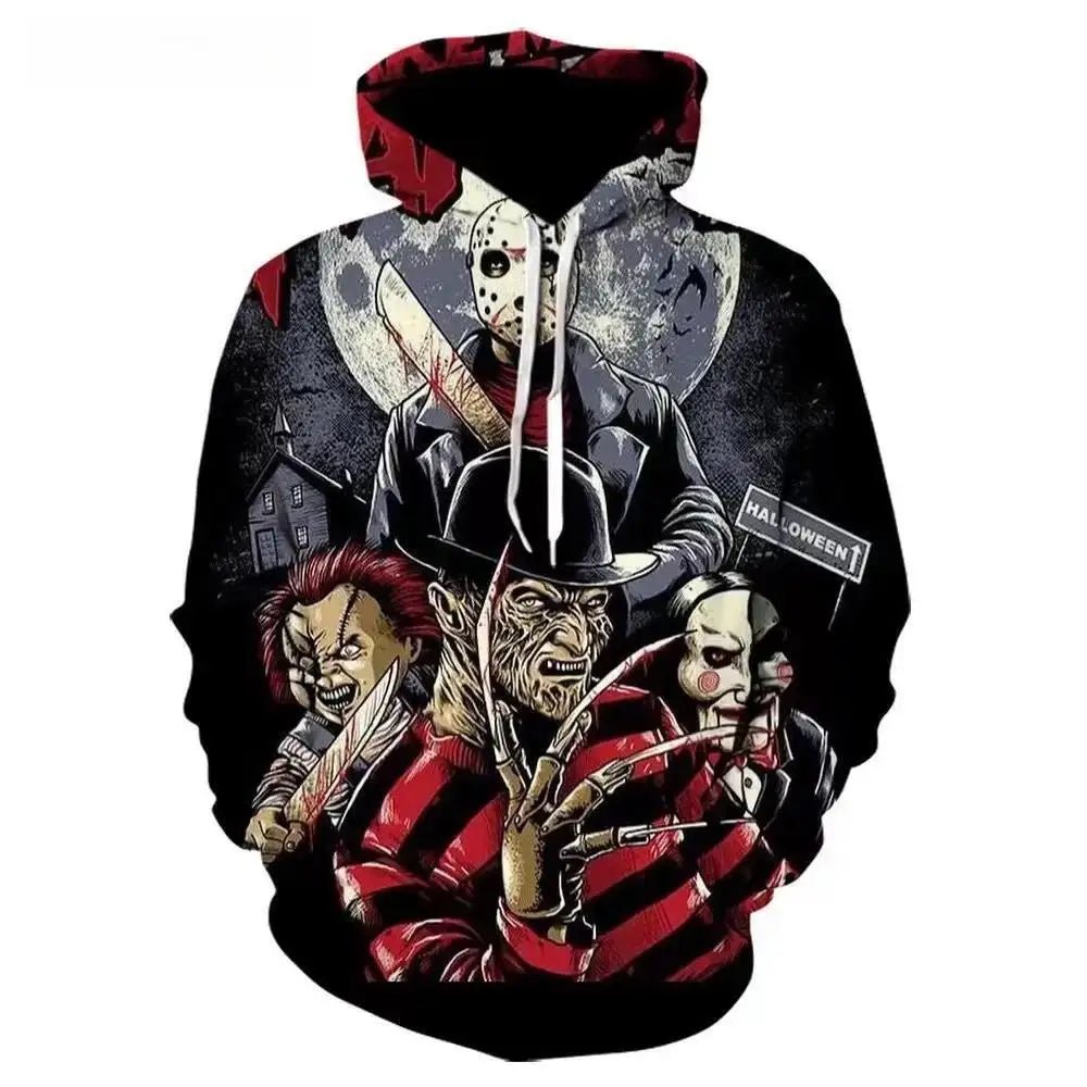 Unisex Horror Movie Hoodie – Michael Myers Pullover Sweatshirt 2023 - SMARTMARTNZ