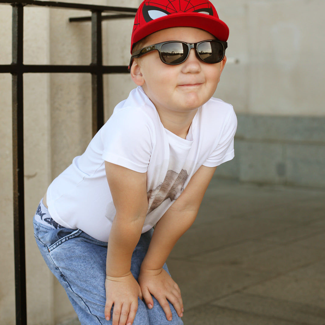 Whetū Midnight Black — Toddler Sunglasses Ages 3–6